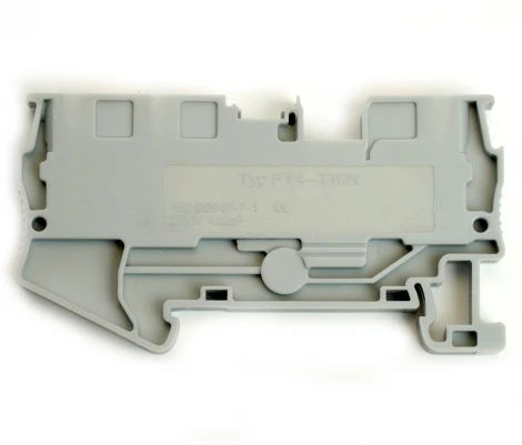 Зажим пружинный 3-х проводной проходной Stekker 49244