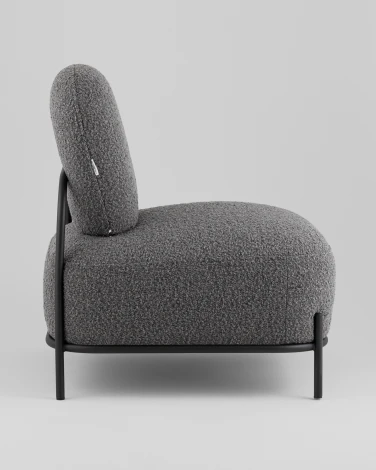 Кресло Стоун new ткань букле тёмно-серый арт.УТ000039997