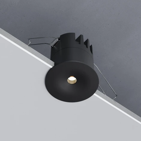 Светильник встраиваемый светодиодный Elektrostandard Binnie 15275/LED 12W 3000K черный