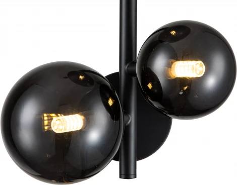 Бра настенное Molecola V000198 (11018/3W Black) (220V, шар)