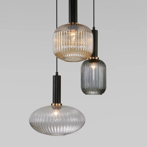 Подвесной светильник Eurosvet Bravo 50183/3 черный (220V, на проводе)