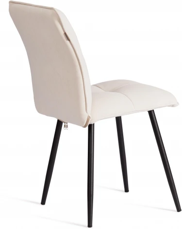 Стул обеденный Sweet Tetchair (Флок/Молочный,Черный) арт.24815