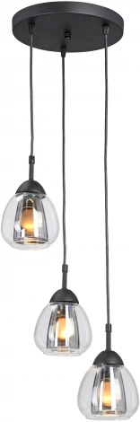 Подвесной светильник Vitaluce V4704-1/3S, 3xE27 макс. 40Вт V4704-1/3S (220V, на проводе)