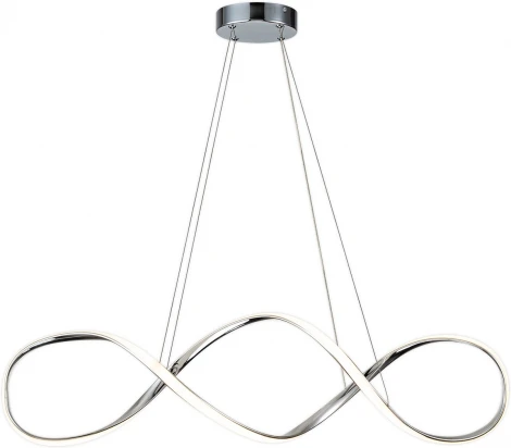 Подвесной светильник с таймером Escada Knot 10236/1 LED*60W Chrome 10236/1LED (220V, пульт управления, на тросе)