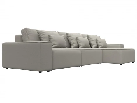 Диван угловой Лига-074 угол универсальный (ДСП/Пластик/Рогожка/Бежевый) Лига Диванов 129855