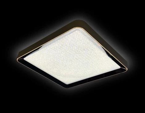 Потолочный светильник Ambrella Orbital Crystal Sand FS1216 WH/CH 72W+29W D500*500