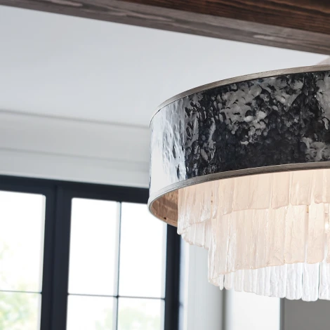 Подвесная люстра Hinkley Reverie QN-REVERIE-8P-CPG (220V, на цепи, круглые)