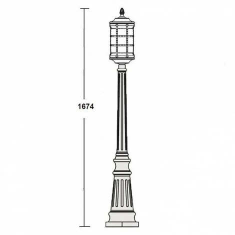 Наземный фонарь Oasis Light 81211 Gb