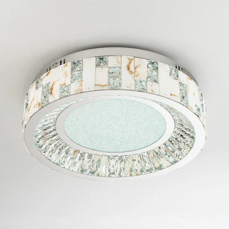 Потолочный светильник светодиодный с пультом с регулировкой цветовой температуры Modelux ML.2400.500 CR