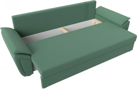 Диван прямой Нэстор Лайт (Зеленый/Рогожка) Лига Диванов арт.121555