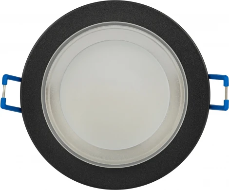 Встраиваемый точечный светильник ЭРА DK107 BK (12V, круглые)