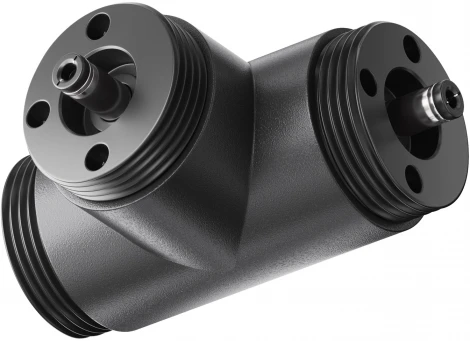 T-образный плоский коннектор для системы Shelf без ввода питания Maytoni Accessories for system Shelf CA015TC-B (24V)