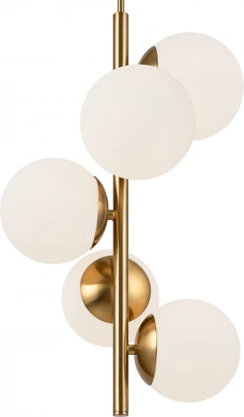 Потолочная люстра на штанге Zing FR5199PL-05BS1 Freya