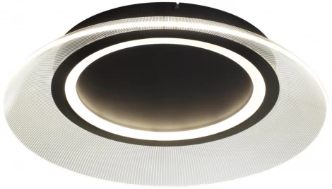 Светильник накладной Novotech Welle 359190 OVER черный, диммируемый, в комплекте пульт ДУ IP20 LED 3000К~6000К 48W 220-240V (регулировка яркости, круглые)