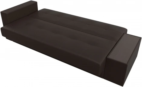 Диван-книжка Лига-020 стол справа (Коричневый,Бежевый/Экокожа) Лига Диванов арт.118542