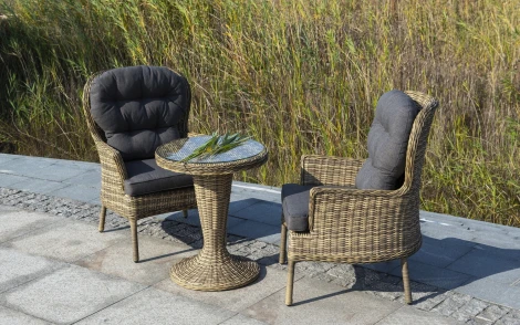 "Алиса" кресло плетеное, цвет соломенный 4SIS арт.УТ-00000512