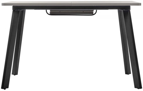 Стол Dublin раскладной 120-160х80х75 серый мрамор с чёрными ножками Bradex Home RF 0415