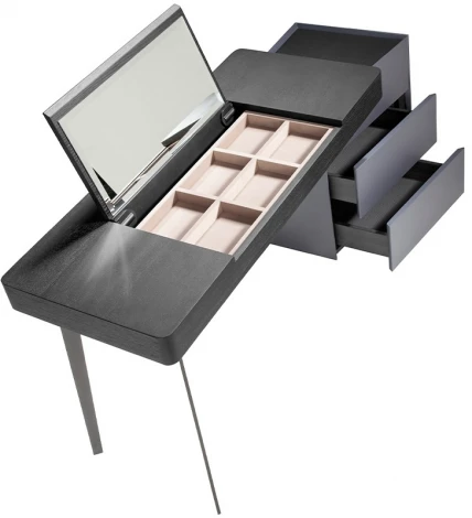 Туалетный стол Angel Cerda BRT3121 (Черный,Синий/ МДФ,Лак,Сталь,Дерево)