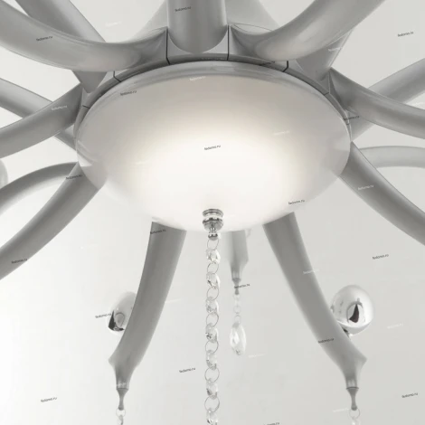 Потолочная люстра IDLamp Uccelli 385/8PF-LEDSilver