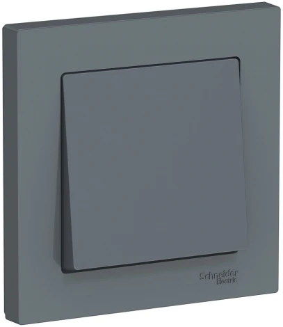 Выключатель встраиваемый одноклавишный (грифель) Systeme Electric AtlasDesign ATN000712