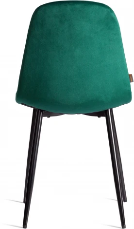 Стул BREEZE (mod. JSC-58) / 1 шт. в упаковке (Велюр,Металл  /Зеленый,Черный)