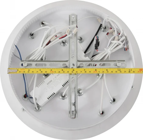 Потолочная люстра Natali Kovaltseva Sand LED LAMPS 81336 160W, белый, LED с RGB подсветкой (220V, пульт управления, управление смартфоном, цветы)