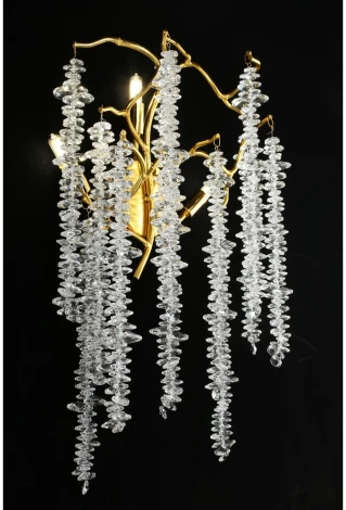 Бра Aployt Viktorayn APL.844.01.03 (220V, хрусталь, подвески, ветки)