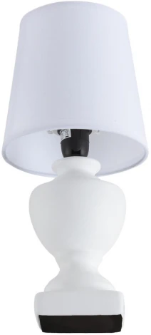 Настольная лампа Lumion Bianka 8163/1T белый, керамика/текстиль E14 1*40W 220V (выключатель)