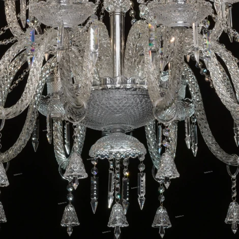 Подвесная люстра Chiaro Барселона 313012418 (220V, на цепи, подсвечник, свеча)