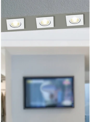 Встраиваемый точечный светильник Eglo Saliceto 98302 (LED, 220V, диммер)