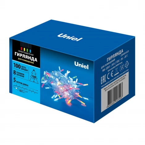 Гирлянда Uniel ULD-S0500-100/DTA MULTI IP20 CRYSTAL