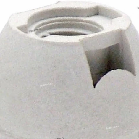 Патрон E14 Horoz, белый