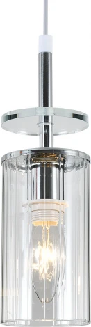 Подвесной светильник Escada Avolto 10191/3S Chrome 3x40Вт E14, металл/стекло, хром (220V, на проводе)