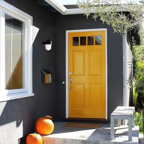 Уличный настенный светильник Escada 30008 30008W/01 E27*10W IP44 Black (220V)