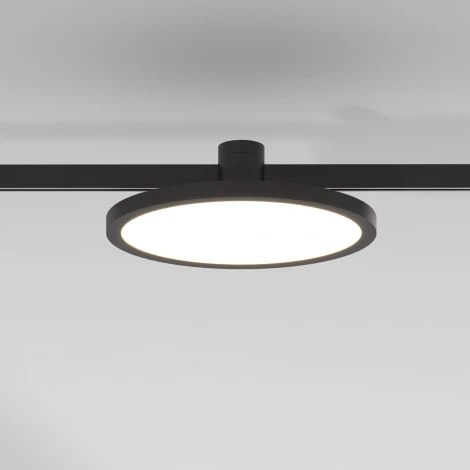 Трековый светильник Elektrostandard Esthetic Magnetic 10W 3000K (чёрный) 85125/01 (LED, 24V, круглые)