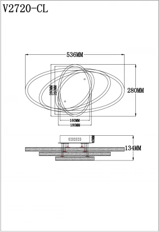 Потолочная люстра Moderli Odisey V2720-CL