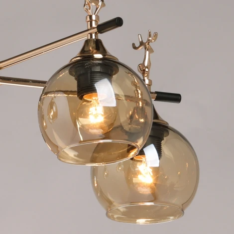 Потолочная люстра на штанге De City Альфа 324019005 (220V, шарики, животные)