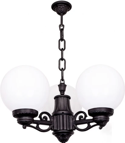 Уличный светильник подвесной Fumagalli GLOBE 250 G25.120.S30.AYF1R (220V, на цепи, шар, IP55)