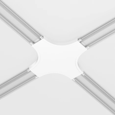 Коннектор питания X-образный Radity белый (магнитный) Maytoni Technical TRA084CX-11W