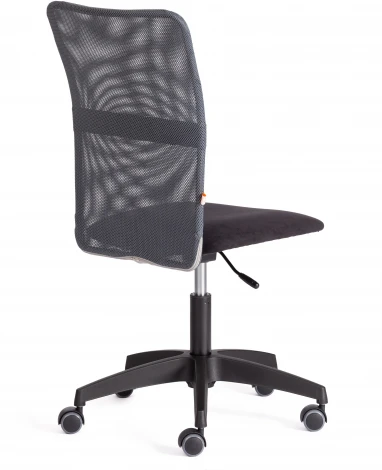 Компьютерное кресло игровое Tetchair START (Флок,Ткань/Черный,Серый) 20603