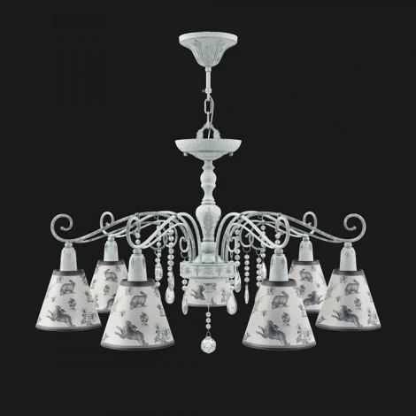 Подвесная люстра Lamp4you Provence 28 E4-07-G-LMP-O-8-CRL-E4-07-TR-DN