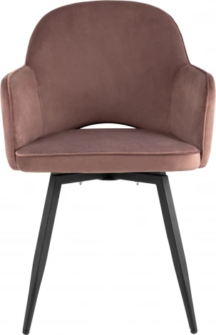 Стул Stool Group Венера вращающийся велюр пыльно-розовый 2 шт