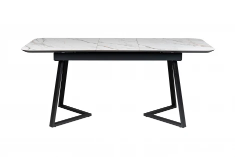 Стол Роналдо раздвиж. 140-180 Керамогранит Светлый Мрамор