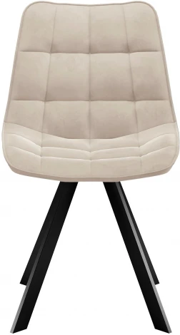 Стул DikLine 229 поворотный, B03 BEIGE, ножки черные