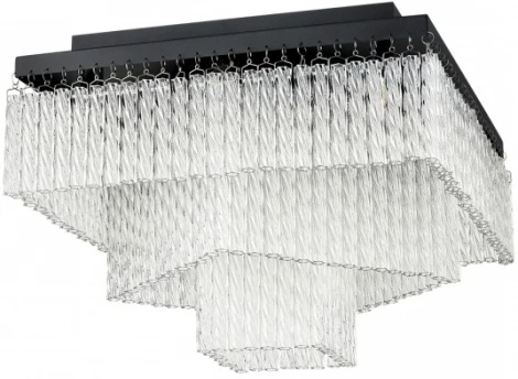 Потолочная люстра Lumion Spirals 6576/11CS черный/прозрачный/металл/стекло G9 11*20W 220V (круглые)