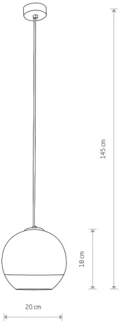 Подвесной светильник Nowodvorski Globe PLus S 7605