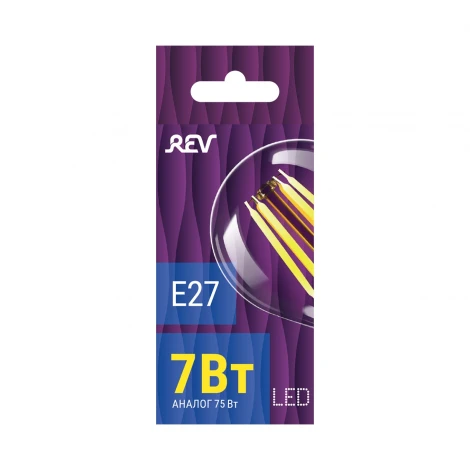 Лампочка светодиодная филаментная REV 32353 2