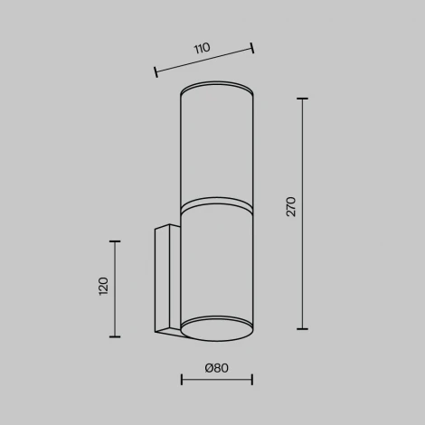 Бра светодиодное Modelux MODESTYLE MS.106.270 BS