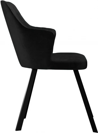 Стул DikLine 345 K21 черный, ножки черные арт.00-00076160