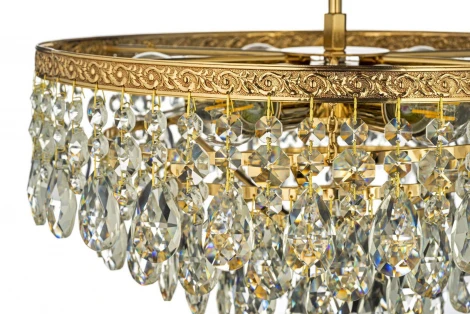 Потолочная люстра буше Arti Lampadari Castellana E 1.3.38.601 G (220V, хрусталь)